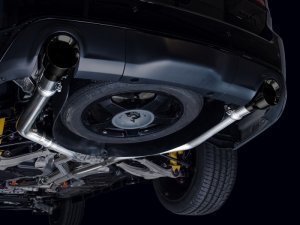 Dodge Durango SRT Performance Exhaust - AWE Tuning - Track Edition + Cat Back - Diamond Black - `18-`23